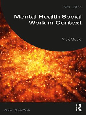 cover image of Mental Health Social Work in Context